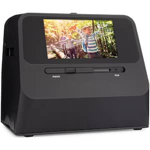 Digital LCD Photo Slide, & Negative Film Scanner 22MP Scan 4x6 Photos Saves Photos as Digital JPEG Files to SD Card