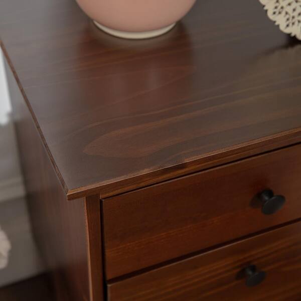 Reviews for Walker Edison Furniture Company Modern 3-Drawer Walnut  Nightstand (2-Pack) | Pg 3 - The Home Depot