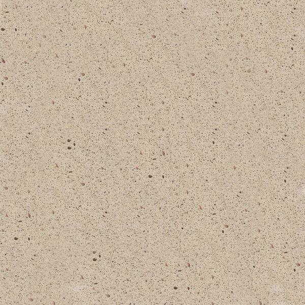 Solieque 4 in. x 4 in. Natural Quartz Vanity Top Sample in Oyster Pearl