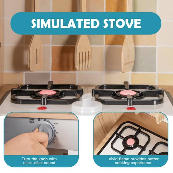 High Quality Pretend Role Play Mini Wooden Kitchen Oven Toys for