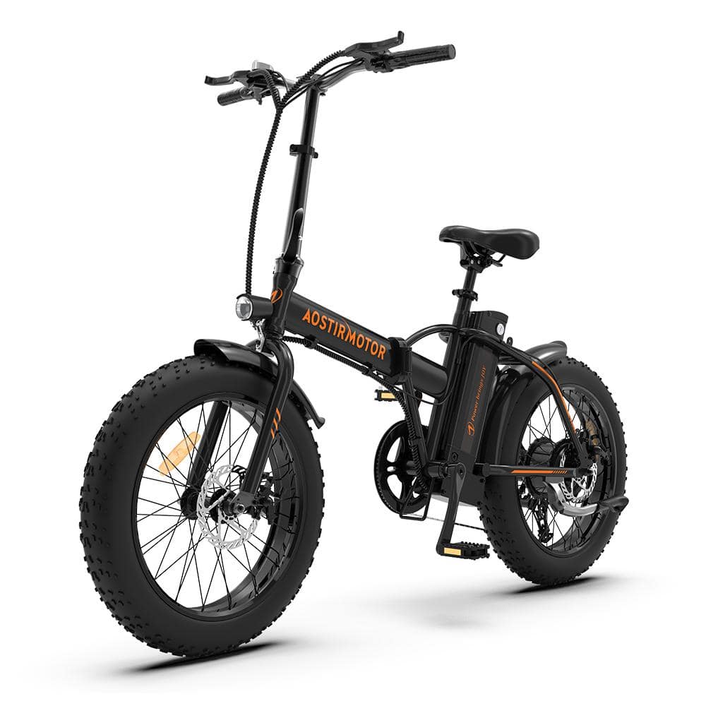 20 in. Fat Tire Folding Electric Mountain Bike with 36 V/13 Ah Li-Battery