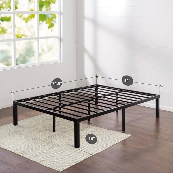 zinus luis quick lock 14 inch metal platform bed frame