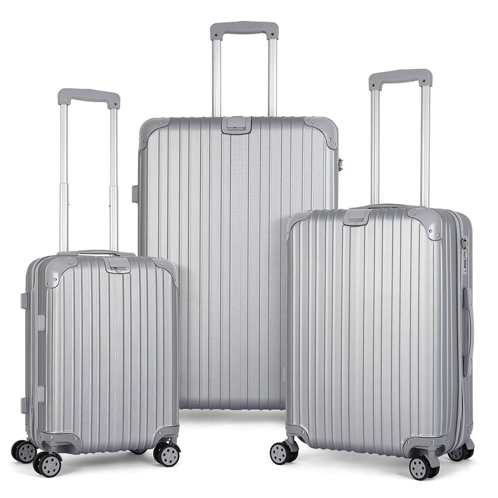 Hybrid Luggage Valise cabine, Argent, S