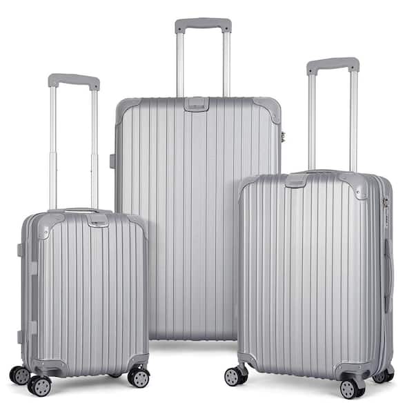 HIKOLAYAE Escape Luggage Spinner Set - Argent Silver