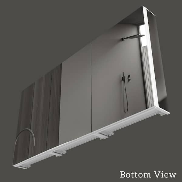 Zeafive Vie 60 in. W x 30 in. H White Rectangular Recessed Zeafive Vie 60 in. W x 30 in. H White Rectangular Recessed
