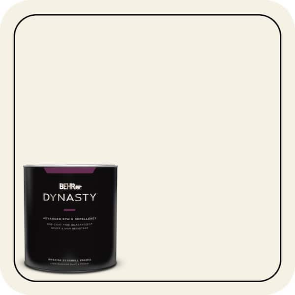 BEHR DYNASTY 1 qt. #BWC-01 Simply White Eggshell Enamel Interior Stain-Blocking Paint & Primer