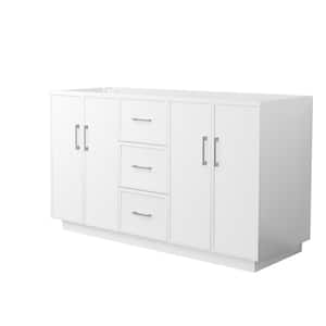 Elan TK 59 in. Bath Vanity Cabinet without Top in White Assembled