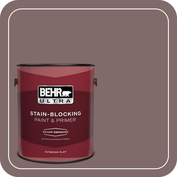 BEHR ULTRA 1 gal. #MQ1-41 Autumn Ashes Extra Durable Flat Interior Paint & Primer