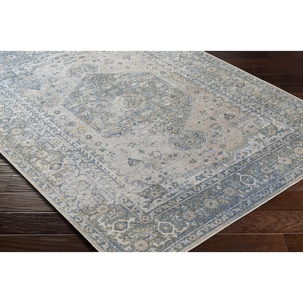 Lillian Ivory Doormat 2 ft. x 4 ft. Indoor Machine-Washable Area Rug
