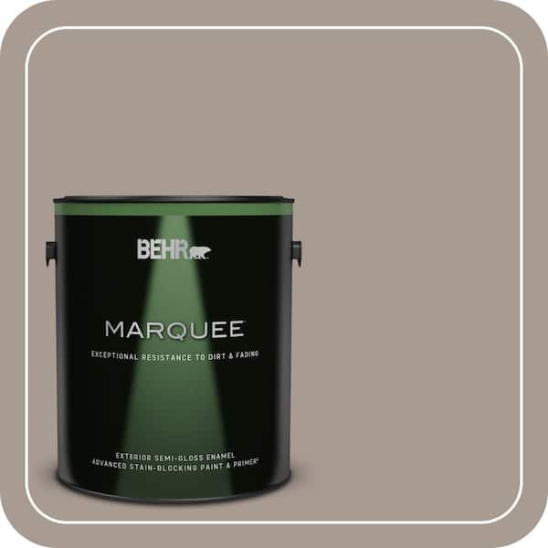 BEHR MARQUEE 1 gal. Home Decorators Collection #HDC-NT-18G Frosted Cocoa Semi-Gloss Enamel Exterior Paint & Primer