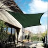 Coolaroo Coolhaven 12 ft. x 12 ft. Heritage Green Square Shade Sail ...