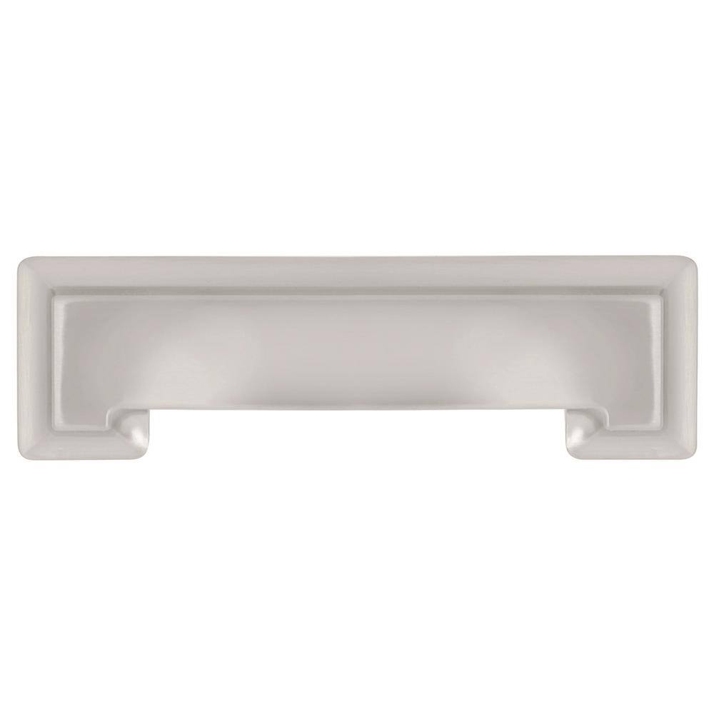Stainless Steel Modern Cup Pull Handle with Mounting Hardware