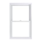 27.75 in. x 45.25 in. 70 Pro Series Low-E Argon Glass Double Hung White Vinyl Replacement Window, Screen Incl