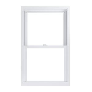27.75 in. x 45.25 in. 70 Pro Series Low-E Argon Glass Double Hung White Vinyl Replacement Window, Screen Incl