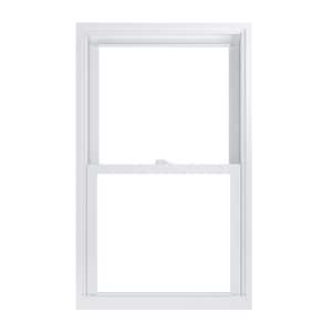 27.75 in. x 45.25 in. 70 Pro Series Low-E Argon SC Glass Double Hung White Vinyl Replacement Window, Screen Incl