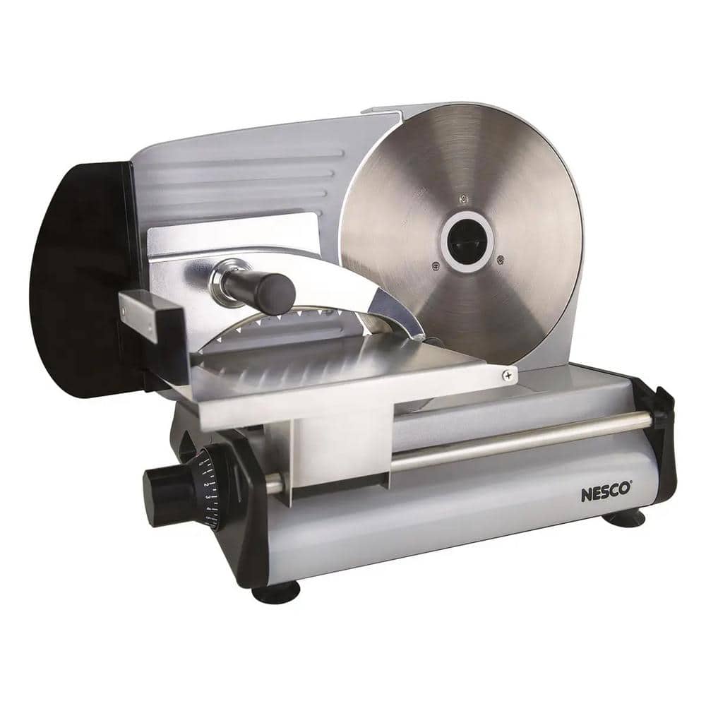 Nesco Professional Stainless Steel 120Watt Food Slicer FS300 The Home Depot