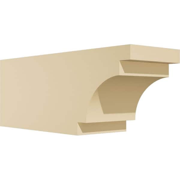 Ekena Millwork Standard Mediterranean 5 in. W x 6 in. H x 16 in. D Signature Urethane Rafter Tail Outlooker