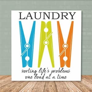 16 in. x 16 in. ''Laundry Room III'' Canvas Printed Wall Art