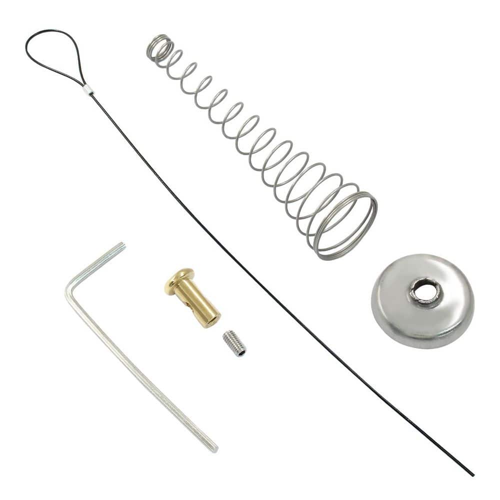 Stainless Steel Gate Latch Cable Spring Release Kit Black Finish Self Closing Pull Cord for Wood Vinyl Fence price history on PriceWatchPro