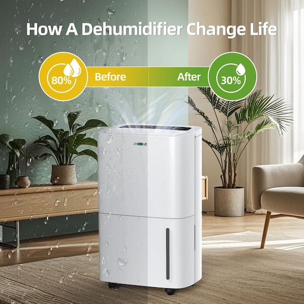 Edendirect 150 pt. 7,000 sq.ft. Portable Dehumidifier in