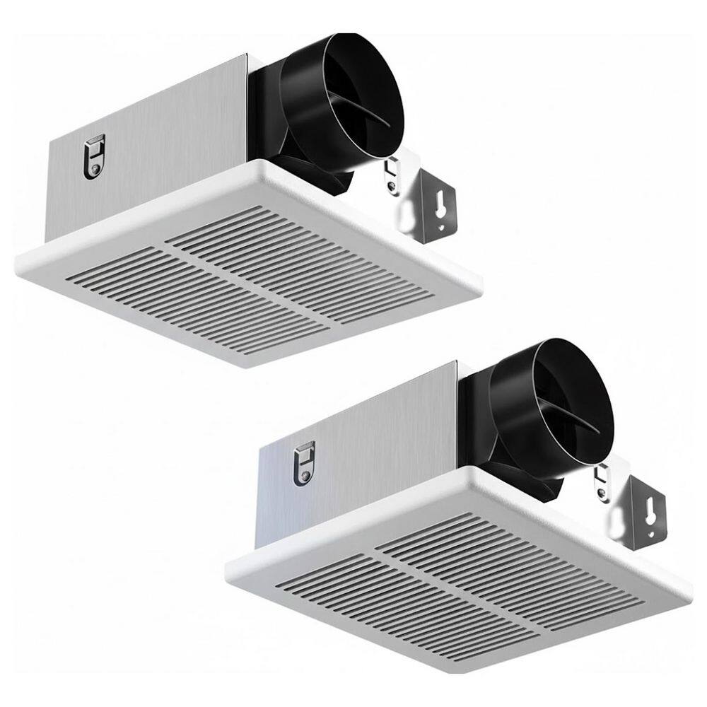 80 CFM Quiet Bathroom Exhaust Fan 2 Pack Ceiling Mounted Retrofit Ventilation with Easy Install UL Certified price history on PriceWatchPro