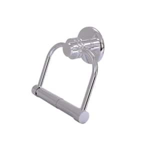 Mercury Collection Single Post Toilet Paper Holder with Dotted Accents in Polished Chrome