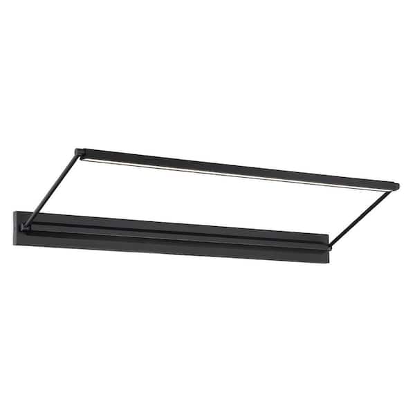 Hudson 34 in. Black LED Adjustable Picture Light, 3000K