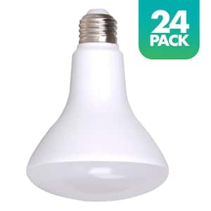65-Watt Equivalent R30 Dimmable Quick Install Contractor Pack LED Light Bulb in Soft White (24-Pack)