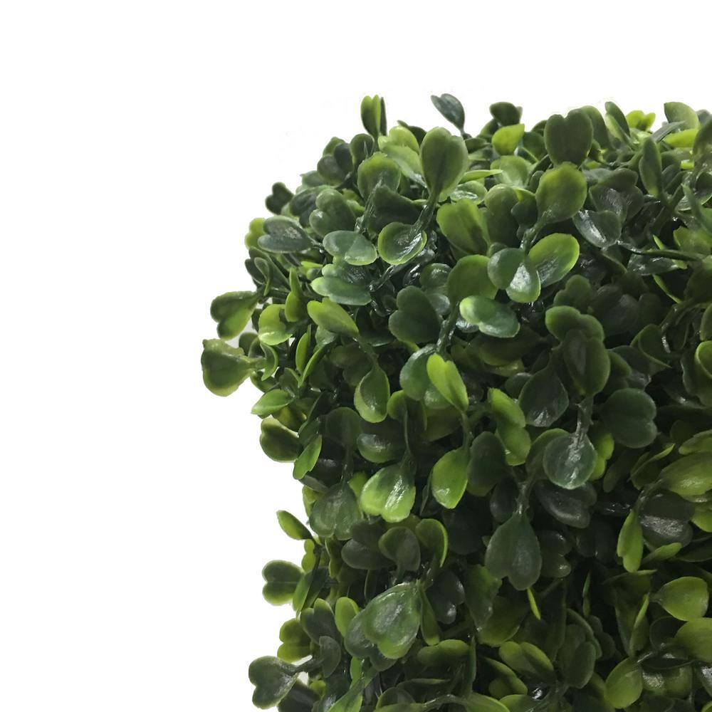 Vickerman 24" Green Faux Boxwood Hedge for Indoor Outdoor Use
