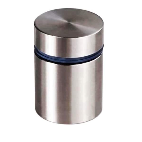 1 in. Dia x 1-1/4 in. L Stainless Steel Standoffs for Signs (4-Pack)