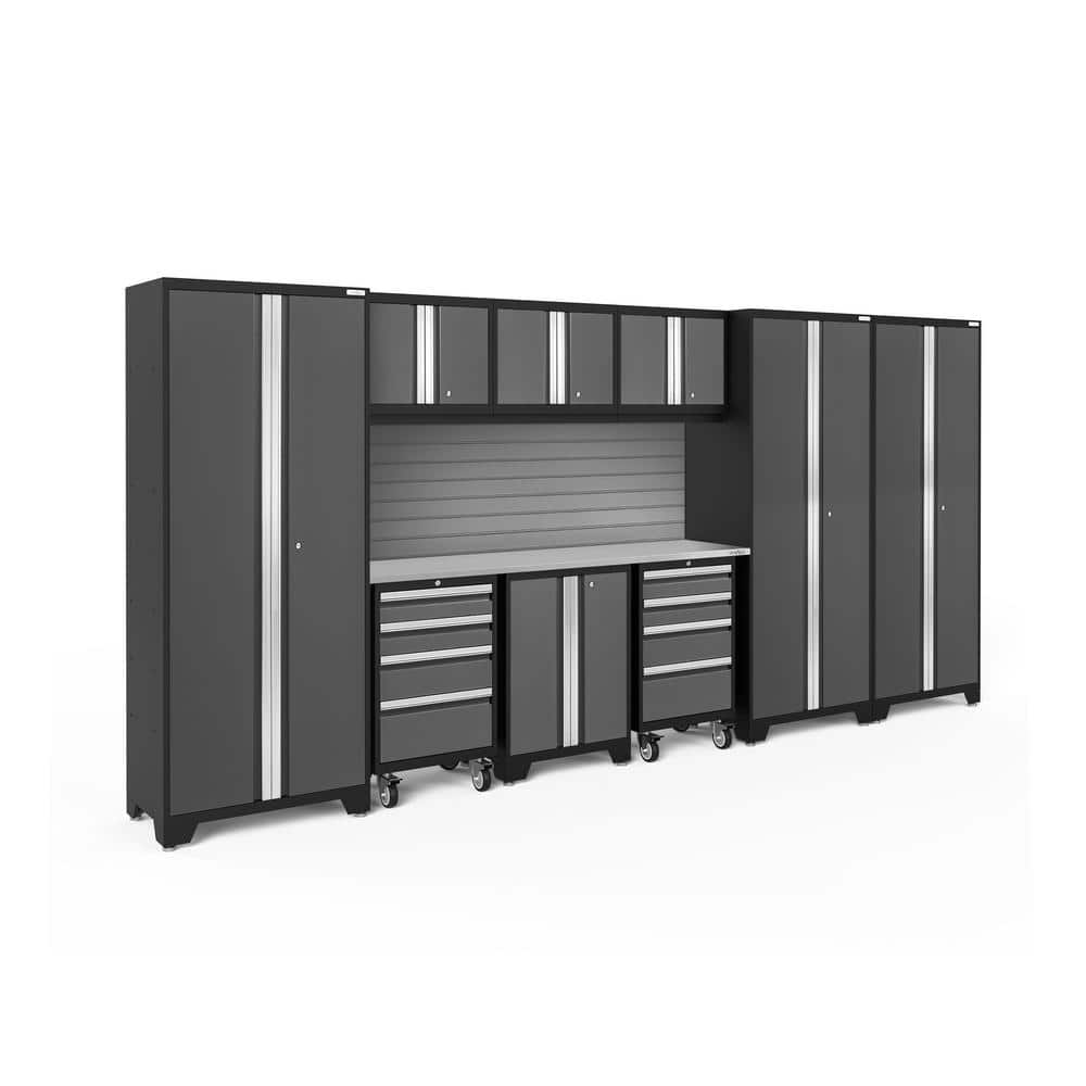 Bold Series 10-Piece 24-Gauge Steel Garage Storage System in Charcoal Gray (162 in. W x 76.75 in. H x 18 in. D) price history on PriceWatchPro