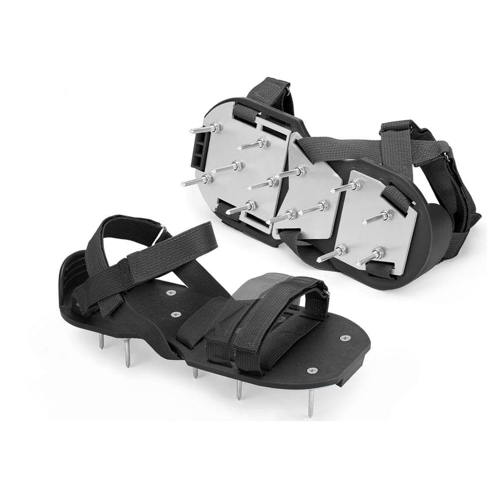13-Tine Aerator Shoes Pre-Assembled Adjustable Heavy Duty Spikes Aluminum Alloy Base for Lawn and Garden price history on PriceWatchPro