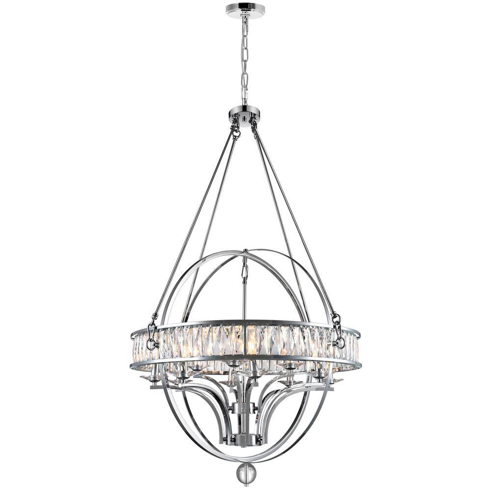 Arkansas 12 Light Chandelier With Chrome Finish price history on PriceWatchPro