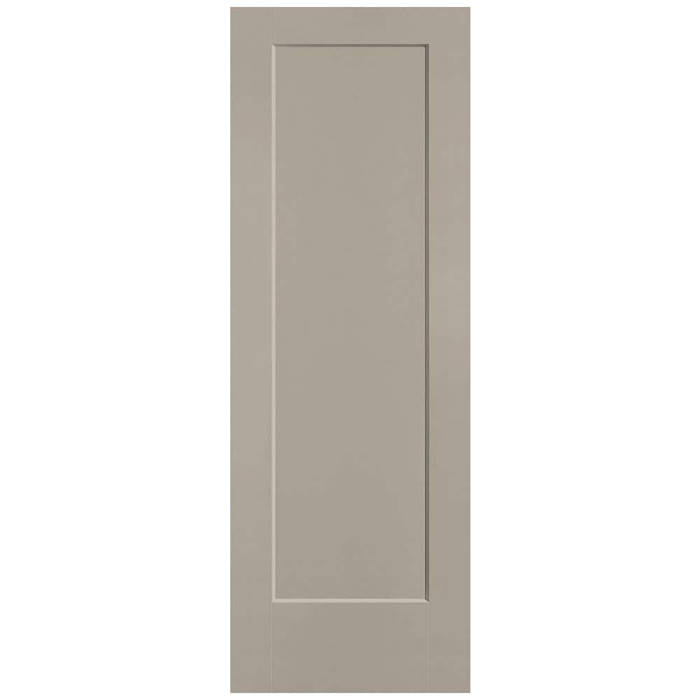 28 in. x 80 in. 1-Panel Lincoln Park Single Bore Solid Core Smoked Tan Molded Composite Interior Door Slab price history on PriceWatchPro