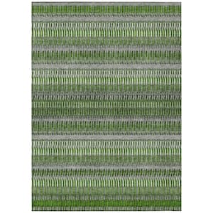 Chantille ACN589 Green 5 ft. x 7 ft. 6 in. Machine Washable Indoor/Outdoor Geometric Area Rug