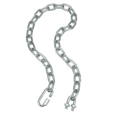 36 in. Towing Safety Chain with U-Bolt and Quick Link 5000 lbs.