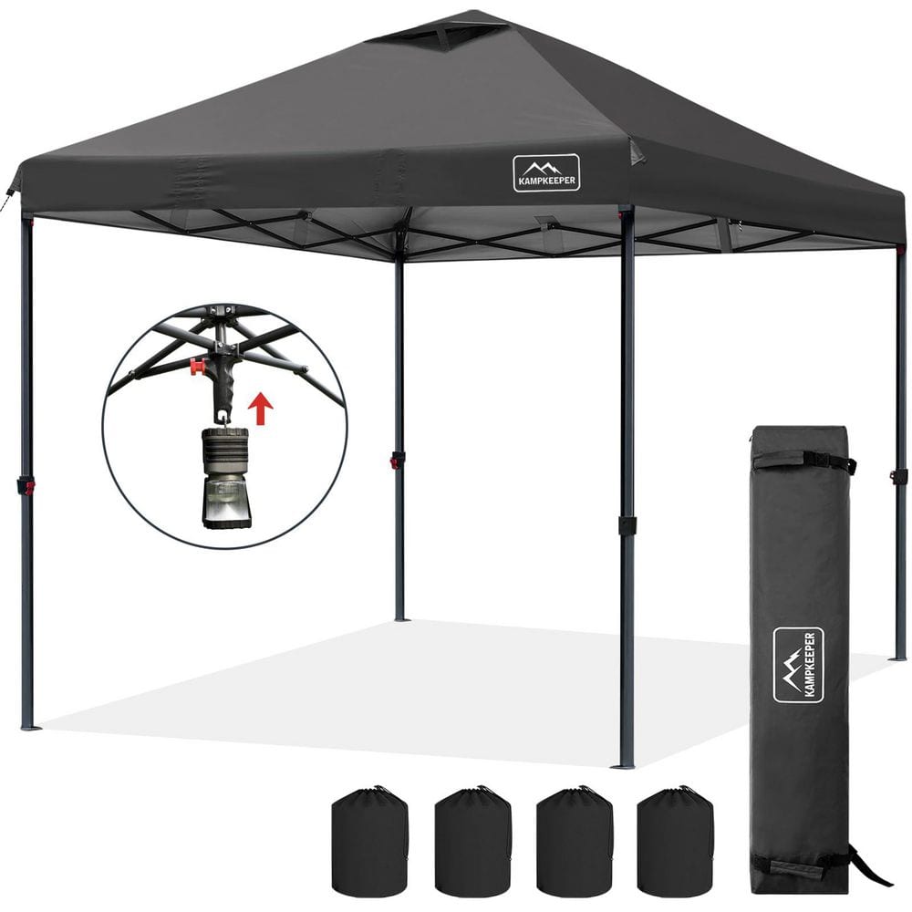 10 ft. x 10 ft. Pop up Canopy Tent, Instant Portable Canopy, 1-Push Outdoor