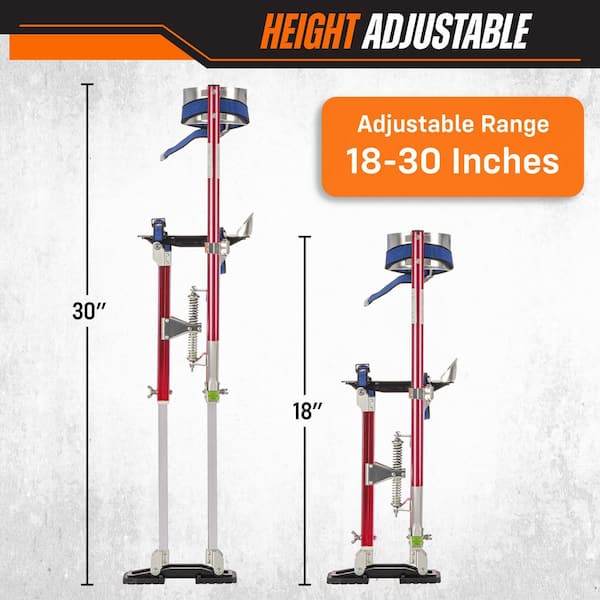 Installoo Foot Straps Replacement For Skywalker Stilts – Drywall Spare Parts, Non-Slip & Adjustable