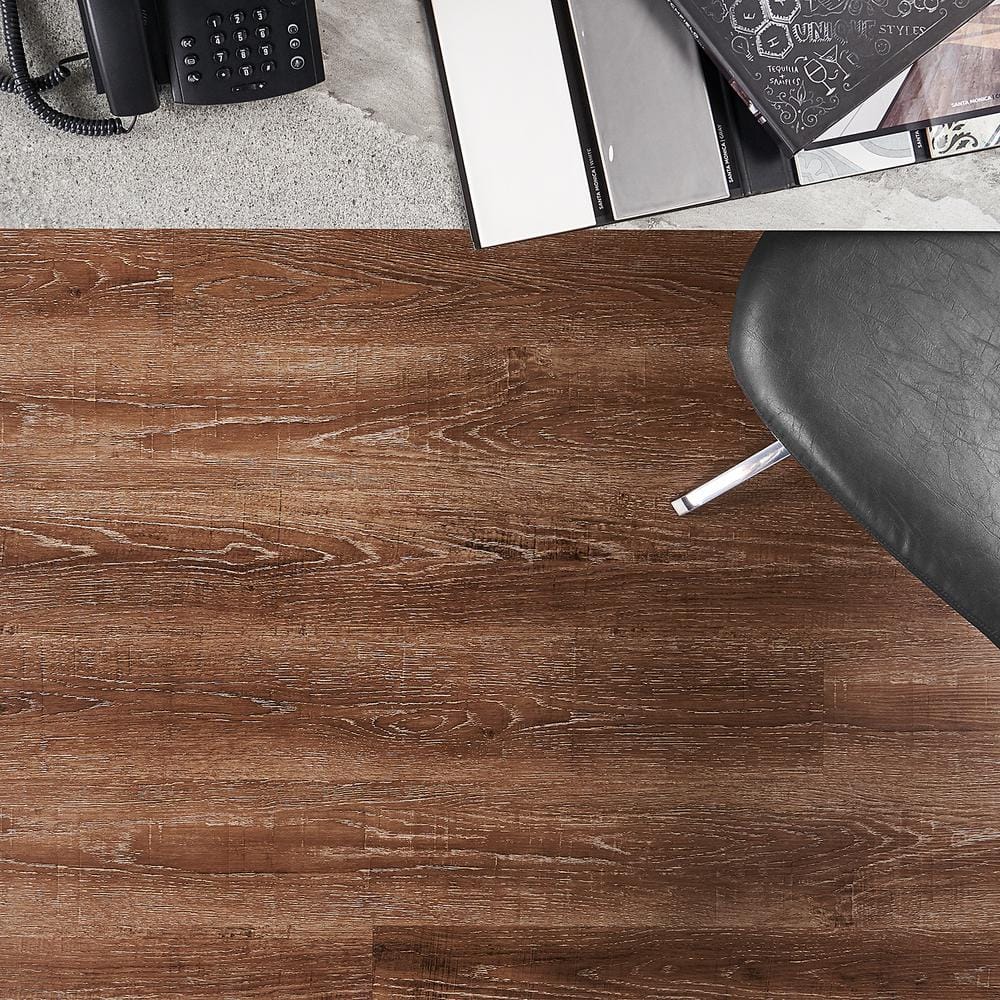 Metro Oak Brown 6'' x 48'' Waterproof Vinyl Plank Flooring
