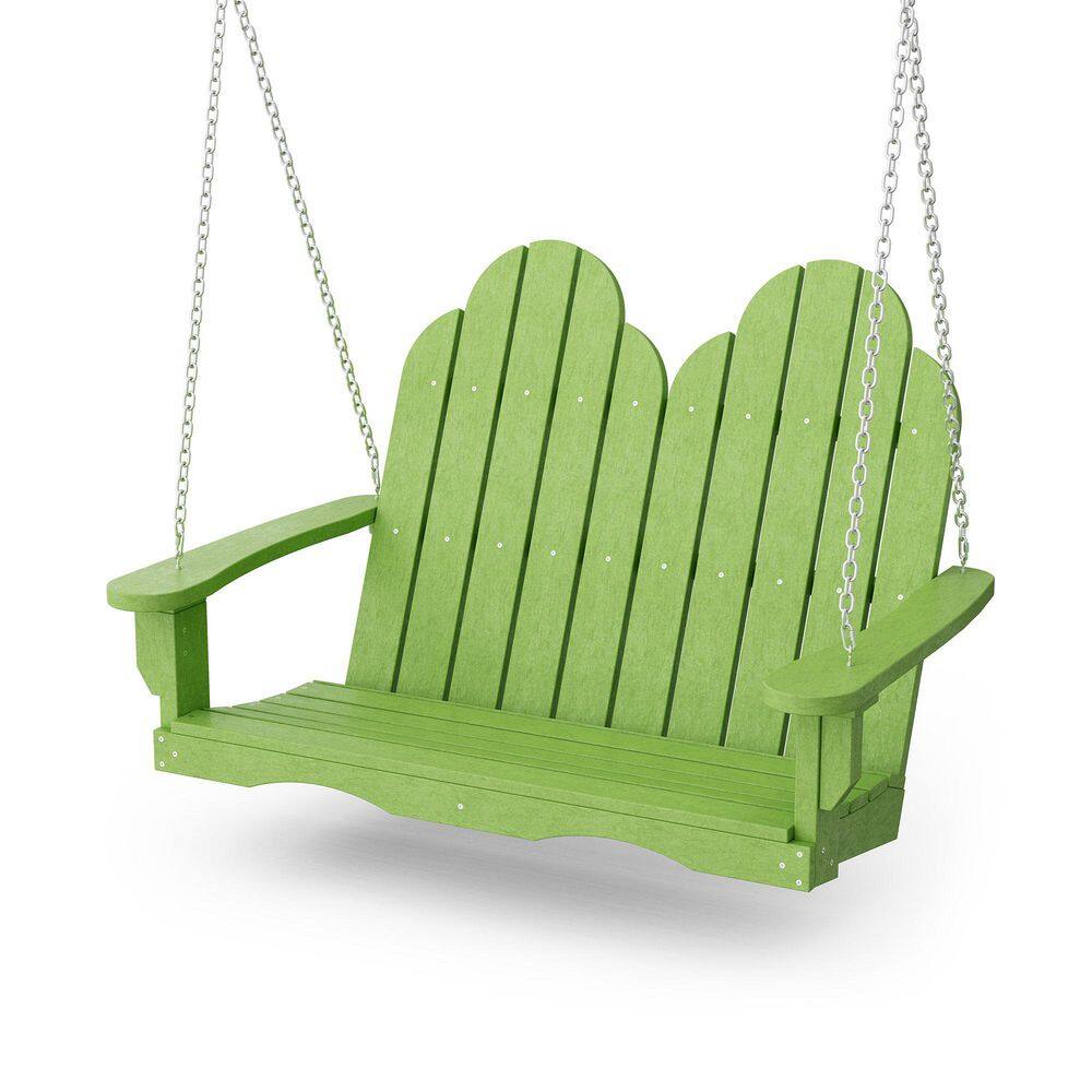 Classic 2-Person Lime Green Plastic Adirondack Porch Swing price history on PriceWatchPro