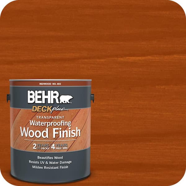 1 gal. Redwood Transparent Waterproofing Exterior Wood Finish