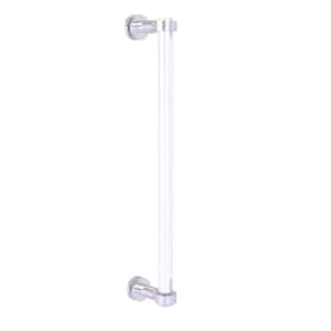 Clearview 18 in. Single Side Shower Door Pull in Satin Chrome