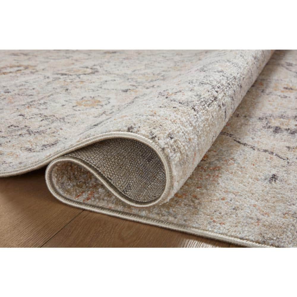 Monroe Natural Multi Synthetic Rectangular Area Rug 6'-7" x 9'-3"