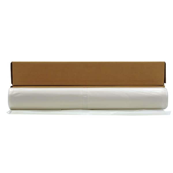 20 ft. x 50 ft. Clear 3 mil Plastic Sheeting