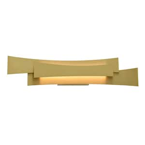 Candora 24 in. Integrated LED Brass Vanity Light