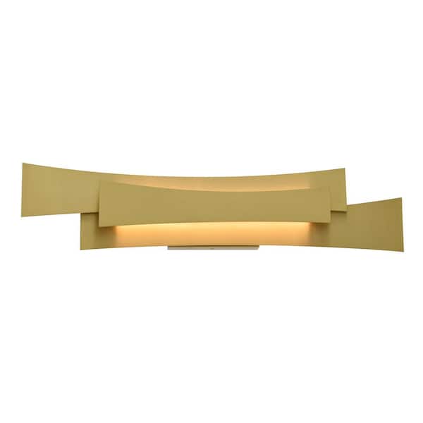 CWI Lighting Candora 24 in. Integrated LED Brass Vanity Light