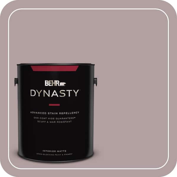 BEHR DYNASTY 1 gal. Home Decorators Collection #HDC-CT-18 Violet Vista One-Coat Hide Matte Interior Stain-Blocking Paint & Primer