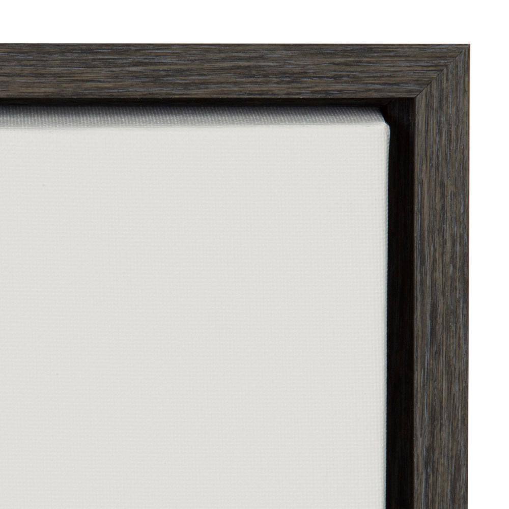 Haze Cactus Succulent Graphic Art on Canvas with Black Frame