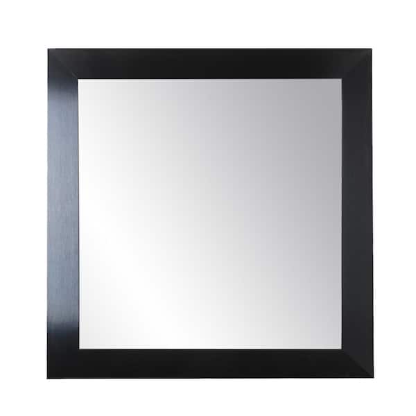 BrandtWorks Medium Rectangle Black Modern Mirror (32 in. H x 32 in. W)