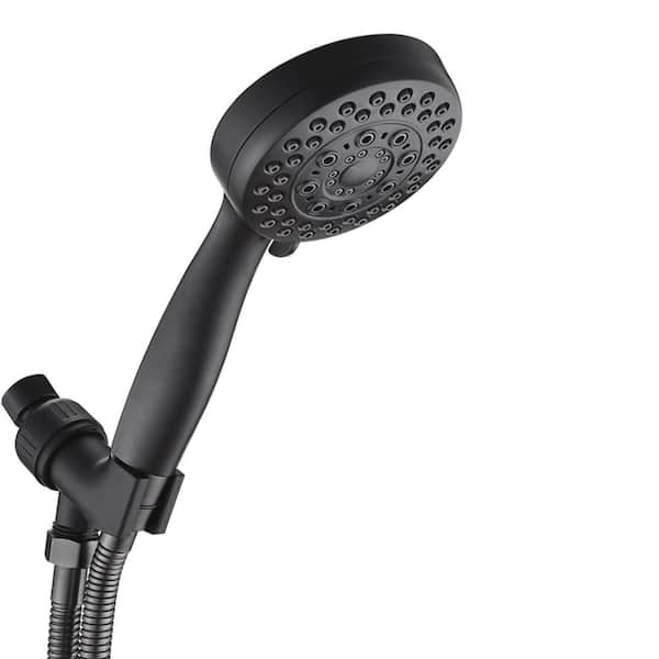 Magic Home 5-Spray Patterns with 2.5 GPM 3.72 in. Wall Mounted Handheld Shower Head in Oil Rubbed Bronze